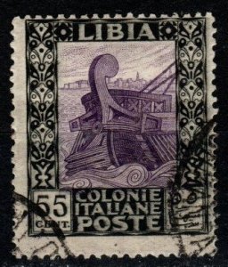 Libya #28 F-VF Used CV $24.00 (X3747)