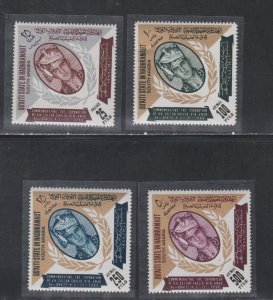 Aden Qu'aiti State MI # A105, D105, Sultan Ghalib, Perf Set, Mint NH