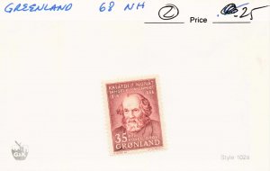 GREENLAND  68   MNH