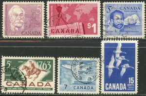 CANADA Sc#410-415 1963 Postage Complete Used