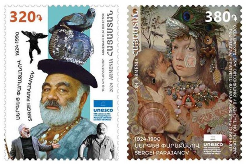 Armenia 2024 MNH** Mi 1397-1398 Sergei Parajanov film director screenwriter Arti