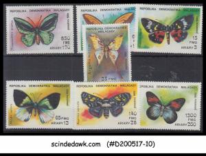 MALAGASY - 1992 BUTTERFLY / BUTTERFLIES - 7V - MINT NH