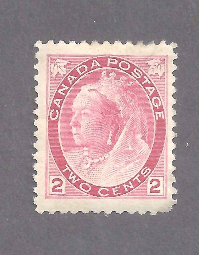 Canada # 77 3c Carmine Numeral Issue DIE I Queen Victoria Mogh Bs23398 ...