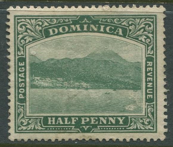 Dominica -Scott 50 - KEVII Definitive Issue -1908 - MLH - Single 1/2p Stamp