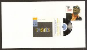 US 4807 Music Icons Ray Charles DCP (Los Angeles) FDC 2013