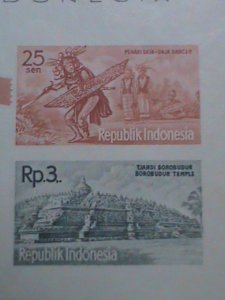 INDONESIA  STAMP : 1961 SC#907-8a VISIT THE ORIENT YEAR INDONESIA-MNH IMPERF: