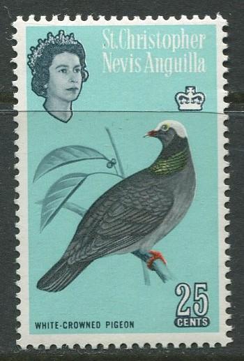 St. KITTS-NEVIS-Scott 155 - QEII - Definitives-1963- MNH - Single 25c Stamp