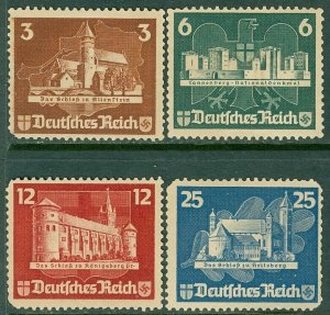 EDW1949SELL : GERMANY 1935 Scott #B68a-d Very Fine, Mint No Gum.