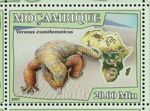 Lizards Chamaeleo Jacksonii Brookesia Varanus Niloticus S/S MNH #2991-2996