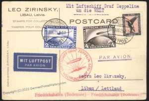 Germany 1929 Japan Graf Zeppelin Round the World Trip Tokyo New York Mi32 107066