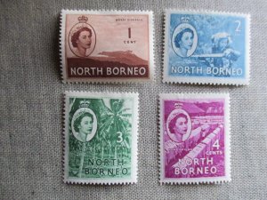 North Borneo, Scott# 261-264, MH