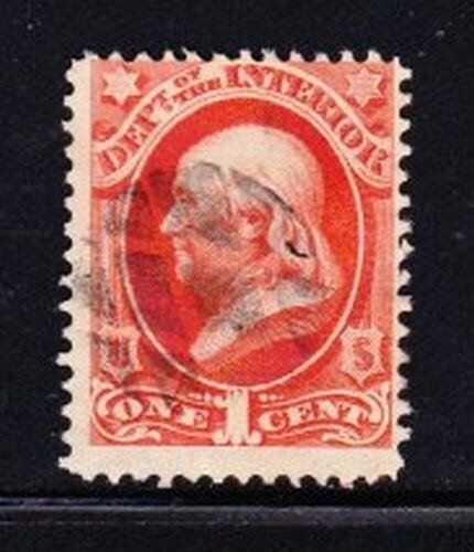 U S Scott # O15  1c Franklin Official Stamp Used