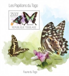 Togo - 2013 Swallowtail Butterfly - Stamp Souvenir Sheet - 20H-732