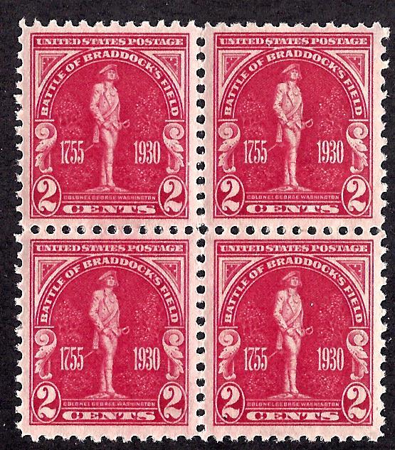 688 Mint,OG,NH/LH... Block of 4... SCV $4.75... 3-NH, 1-LH