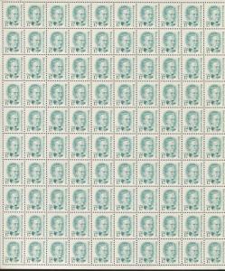 Pane 100 USA Stamps 2178 American Attorney Belva Ann Lockwood Brookman Price $62