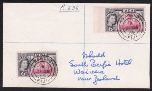 FIJI 1965 cover to New Zealand - WAINUNU cds...............................B3767