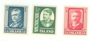 Iceland #284-286 Unused Single (Complete Set)