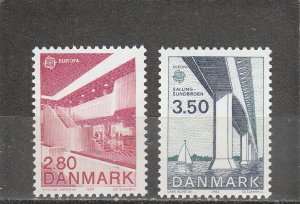 Denmark  Scott#  837-838  MNH  (1987 Europa)