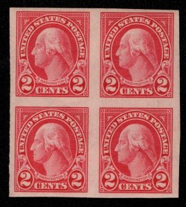 USA #577 VF/XF OG NH, Block, a super nice block, Choice!