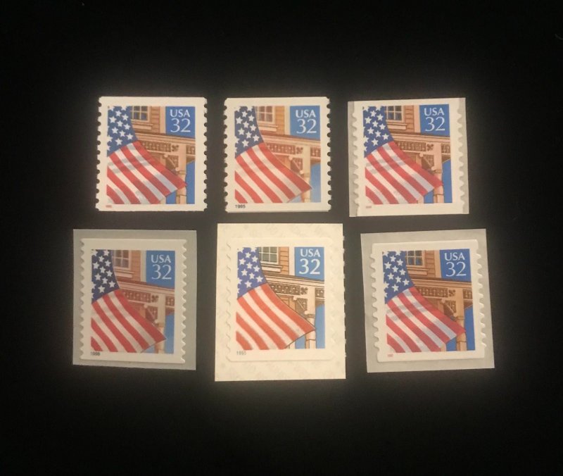 2913 to 2915D (no 2915C) MNH set of 6 singles