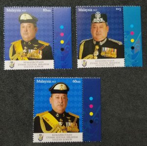 *FREE SHIP Malaysia Coronation Of Sultan Johor 2015 Royal King (stamp color) MNH
