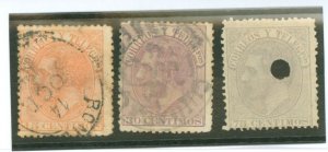 Spain #252-254 Used Single (Complete Set)