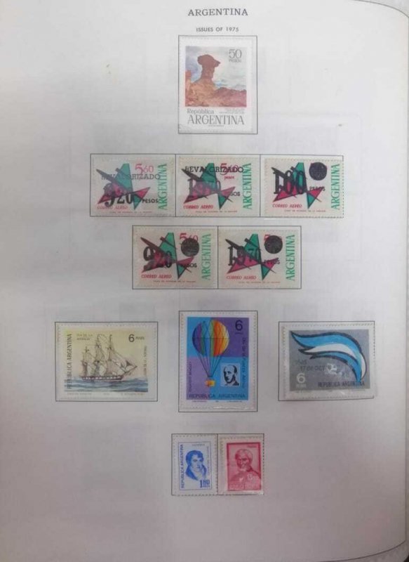 A) 1975, ARGENTINA, LOT OF 11 STAMPS, VALLE DE LA LUNA - PROVINCE OF SAN JUAN, A