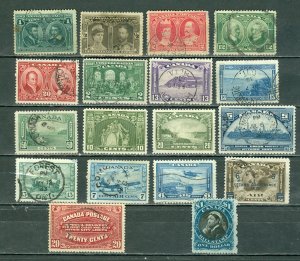 CANADA EARLY LOT of (18) ...CANCELLATIONS...SOME FAULTS