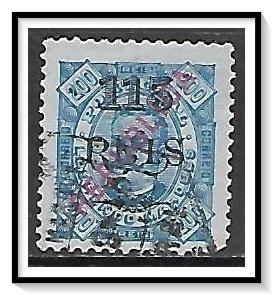 Lourenco Marques #133 King Carlos Overprinted Used