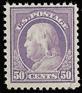 US #517 SCV $120.00 XF mint very lightly hinged, super fresh color, select st...
