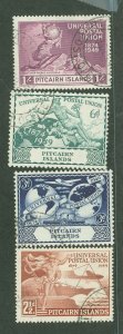 Pitcairn Islands #13-16 Used Single (Complete Set)