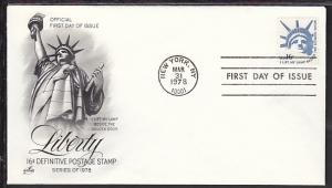 US Liberty Head 1978 Artcraft U/A FDC BIN