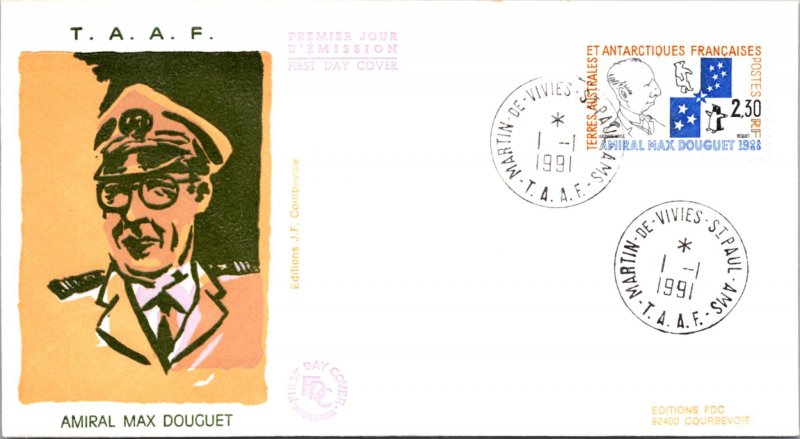 French Southern and Antarctic Terr., Polar, Worldwide First Day Cover