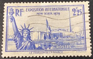 France #372 New York World's Fair 1939