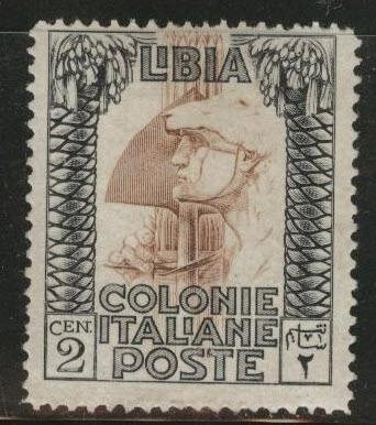 LIBYA Scott 48 MH* 1924-40 unwatermarked stamp