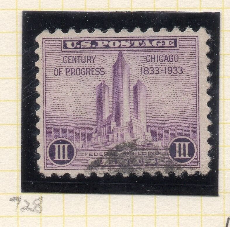 United States 1933-34 Early Issue Fine Used 3c. 315586