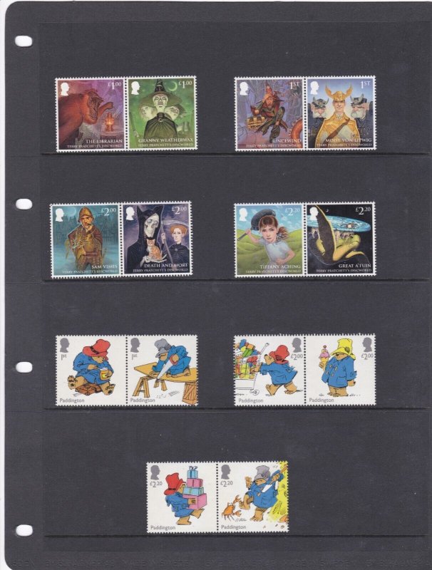 complete set of King charles III commems including river wildlife phos error U/M