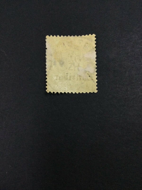 MOMEN: ZANZIBAR SG #29 VAR. USED SMALL Z 1895-8 USED £180++ LOT #61047 