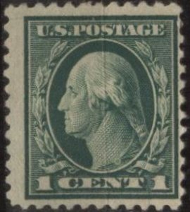 US 498 (used) 1¢ George Washington, green (1917)