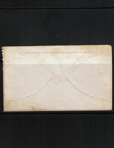 Scott 63 Fine on cover.