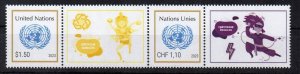 UN NY 2023 Climate Change Conference Scott 1327 MNH stamp with label: 4th row