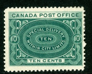 Canada 1898 Special Delivery 10¢ First Printing Scott # E1 Mint Y478