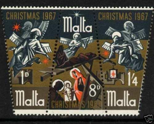 Malta 377a MNH CHRISTMAS, ANGELS