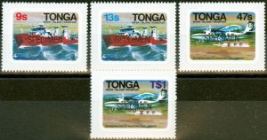 Tonga 1982 Inter-Island Transport Specimen set of 4 SG813s-816s Fine MNH