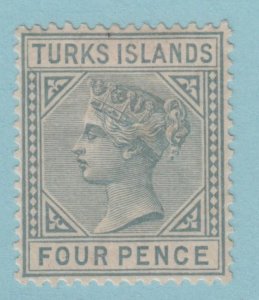 TURKS ISLANDS 50  MINT HINGED OG * NO FAULTS EXTRA FINE! - VOJ