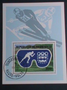 UPPER VOLTA-1975- WINTER OLYMPIC GAMES INNSBRUCK'76- CTO S/S VERY FINE