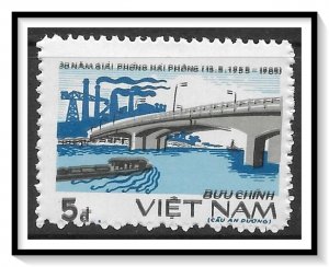 Vietnam North #1508 An Duong Bridge MNH