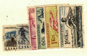 Czechoslovakia #796,800,839,899-901 used Sports