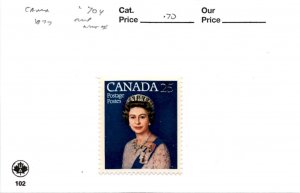 Canada, Postage Stamp, #704 Mint NH, 1976 Queen Elizabeth (AB)