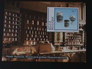 BELGIUM-1994-SC# B1116-PHARMACY MUSEUM OF MAASEIK-EARTHENWARE JARS-MNH-S/S-VF